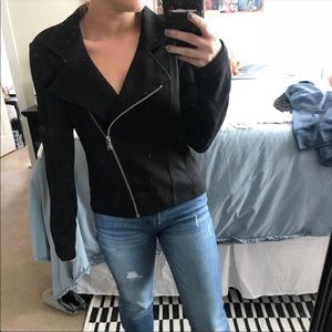 Express Black Moto Jacket
